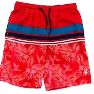 Spyder Red Kids Board Shorts‎ Swimsuit Boys Sz Large 14/16
